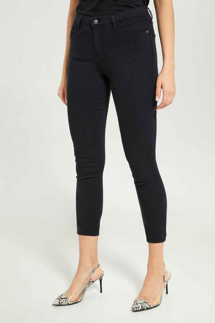 Redtag-Women-Black-Skinny-Mid-Waist-Jeans-Category:Jeans,-Colour:Black,-Deals:New-In,-Dept:Ladieswear,-Filter:Women's-Clothing,-New-In-Women-APL,-Non-Sale,-S23A,-Section:Women,-TBL,-Women-Jeans-Women's-