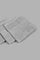 Redtag-Light-Grey-Textured-Cotton-Face-Towel-Set-(4-Piece)-Face-Towels-Home-Bathroom-
