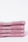 Redtag-Purple-Textured-Cotton-Face-Towel-Set-(4-Piece)-Category:Towels,-Colour:Purple,-Deals:New-In,-Dept:Home,-Filter:Home-Bathroom,-HMW-BAC-Towels,-New-In-HMW-BAC,-Non-Sale,-S23A,-Section:Homewares-Home-Bathroom-