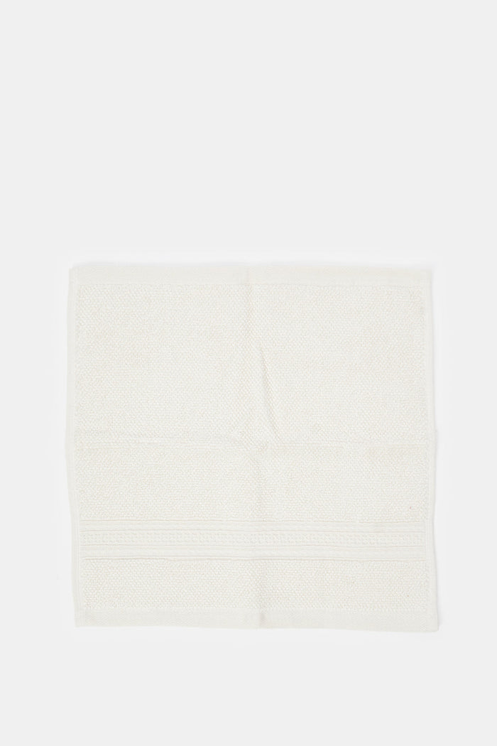 Redtag-Beige-Textured-Cotton-Face-Towel-Set-(4-Piece)-Category:Towels,-Colour:Beige,-Deals:New-In,-Filter:Home-Bathroom,-H1:HMW,-H2:BAC,-H3:TOW,-H4:FAC,-HMW-BAC-Towels,-HMWBACTOWFAC,-New-In-HMW-BAC,-Non-Sale,-ProductType:Face-Towels,-Season:W23A,-Section:Homewares,-W23A-Home-Bathroom-